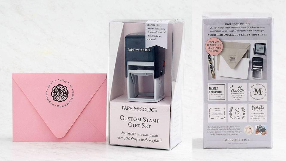 Best personalized gifts: Paper Source Custom Address Stamp