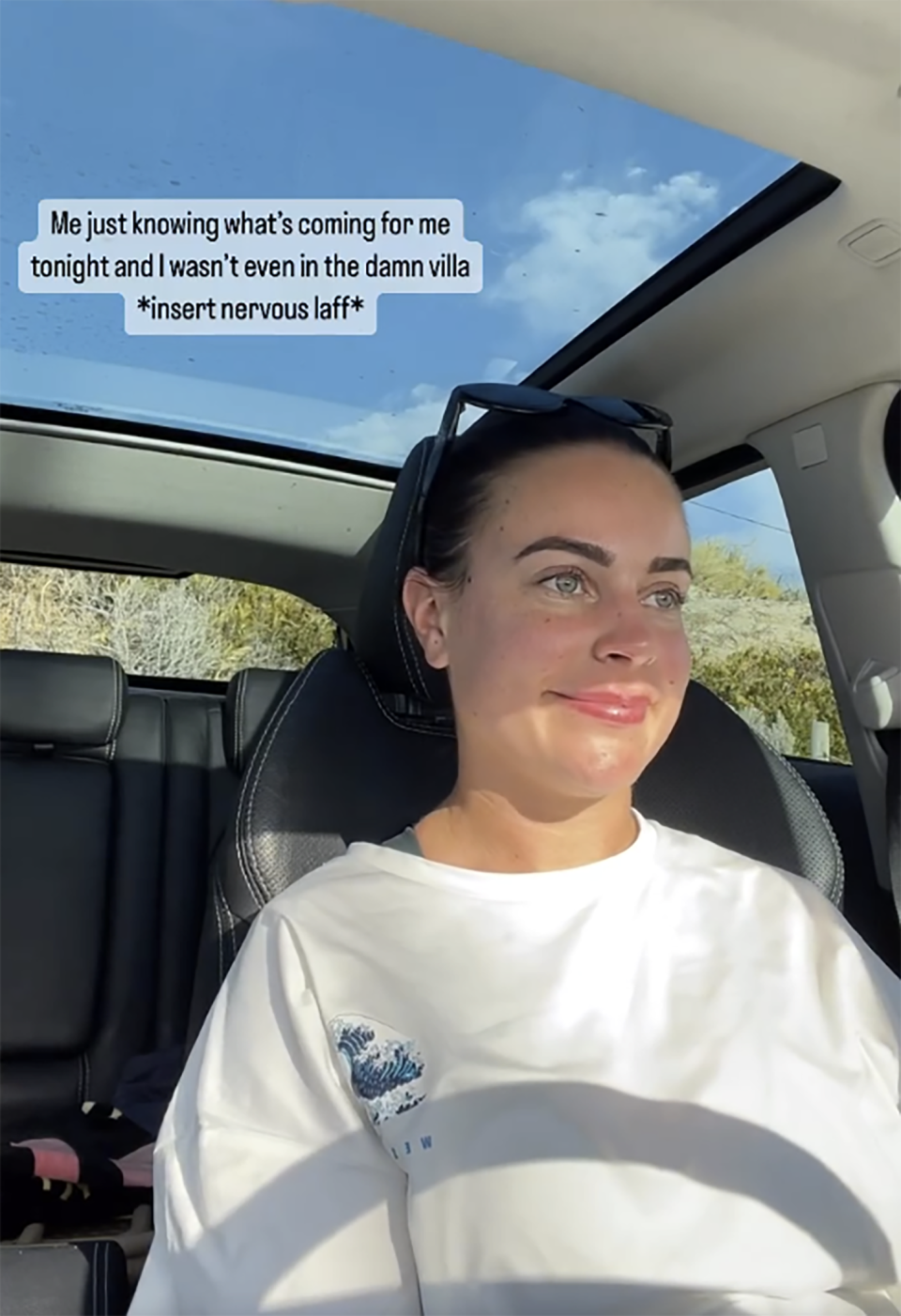Bronte joked about the situation on her Instagram Stories. Photo: Instagram/_bronteschofield