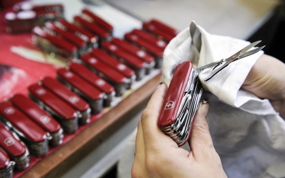 Victorinox produces around 10 million Swiss Army Knives a year, with 400 types to choose from