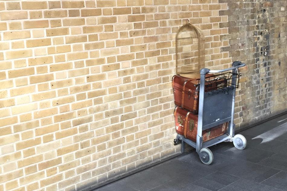 Platform 9 3/4 is the perfect place for a Potter picture (Getty Images)