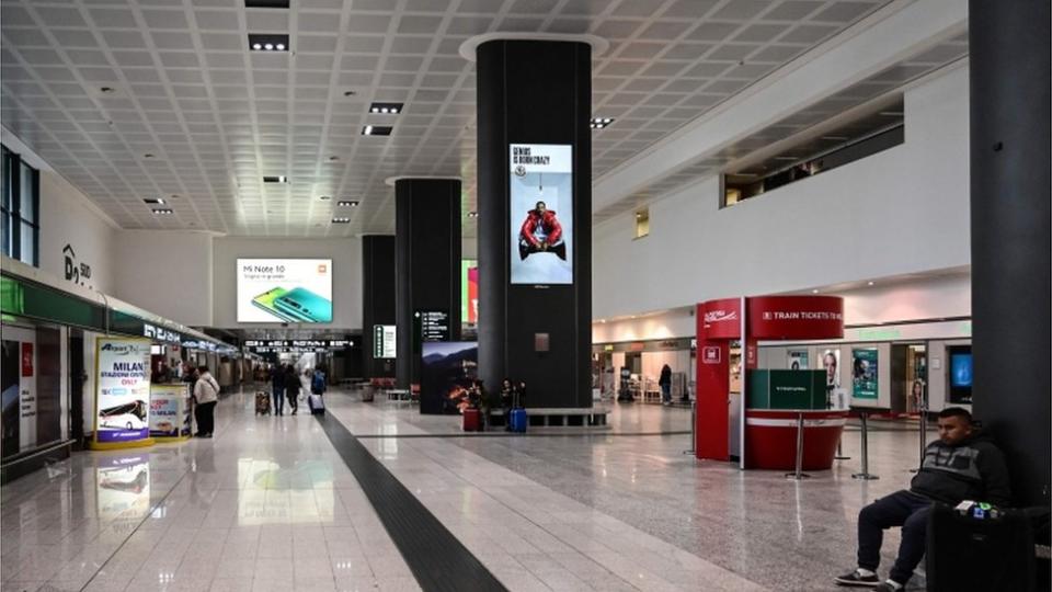 Aeropuerto en Italia