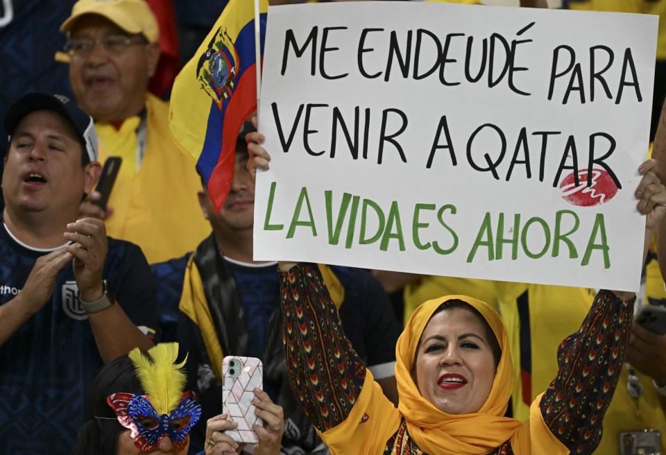 Hinchas de Ecuador