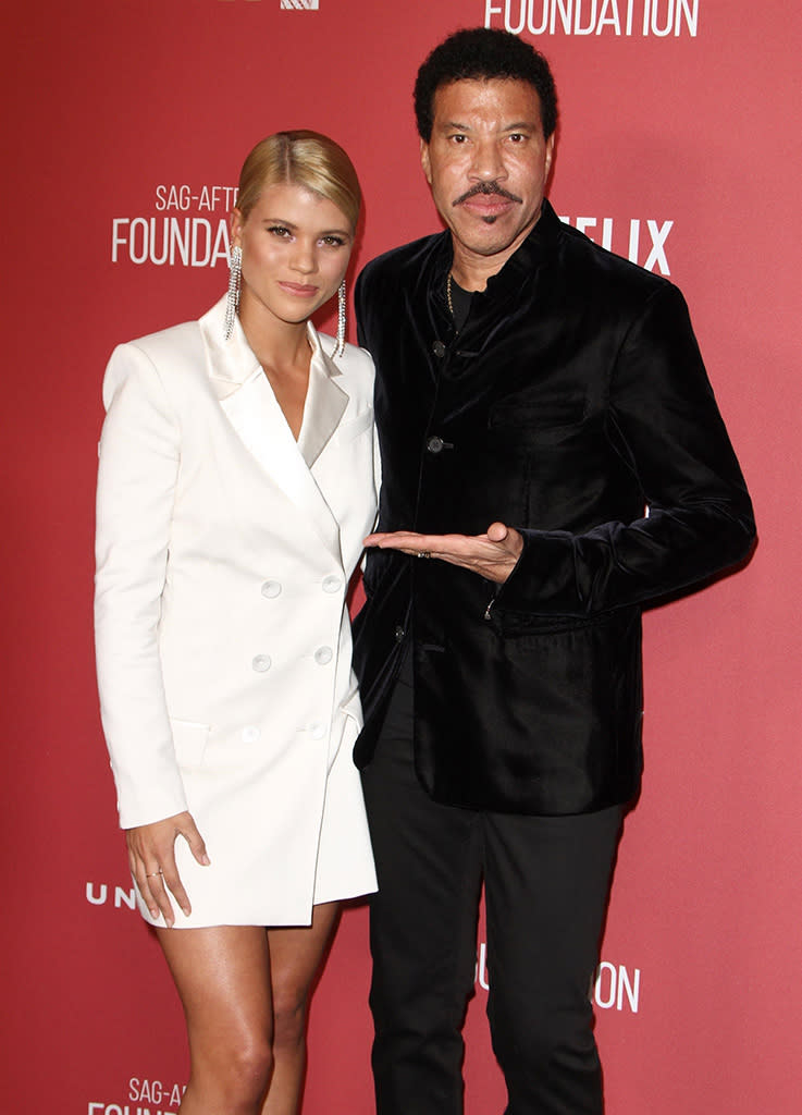 Sofia Richie and Lionel Richie