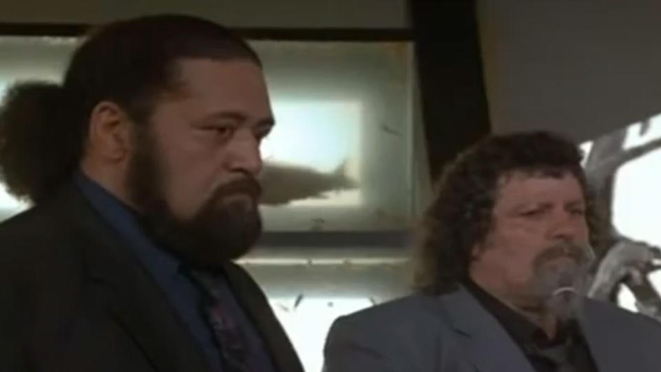 "Captain" Lou Albano And Afa Anoa'i