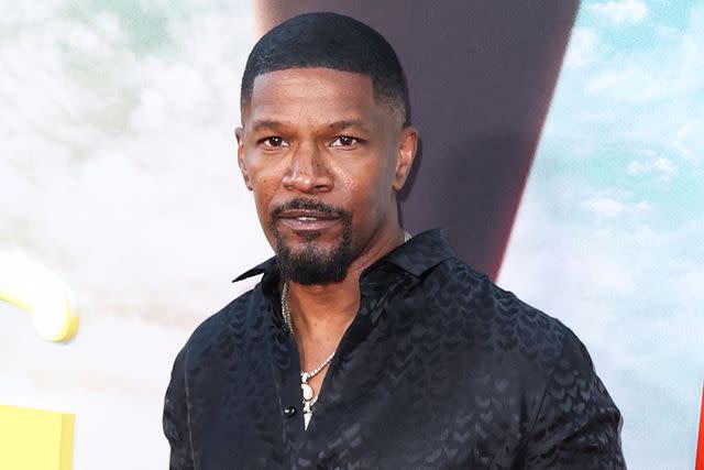 <p>Image Press Agency/NurPhoto/Shutterstock </p> Jamie Foxx is pictured arriving at the World Premiere Of Netflix's 'Day Shift' held at Regal Cinemas LA Live Stadium 14 on August 10, 2022 in Los Angeles, California.