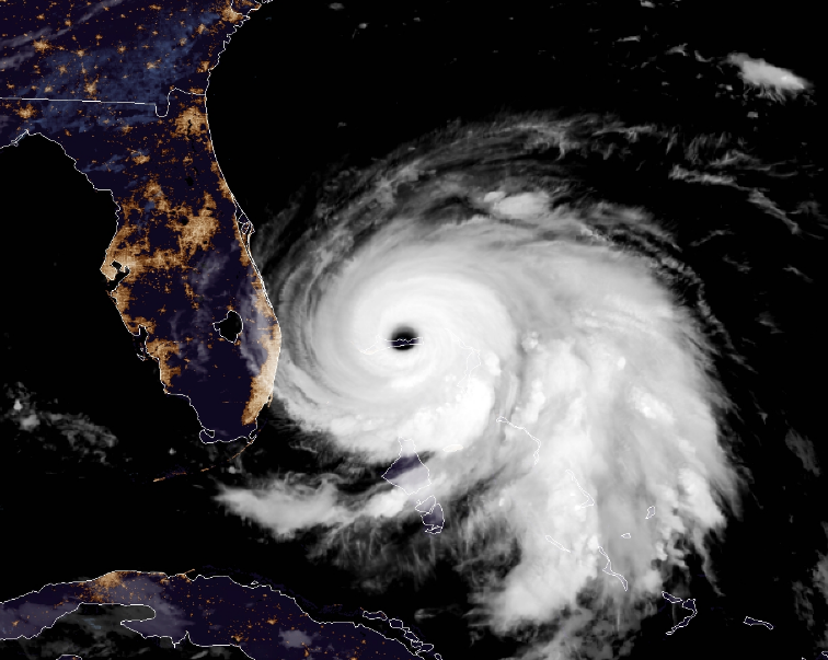 Hurricane Dorian made landfall in the northern Bahamas on Sept. 1, 2019.