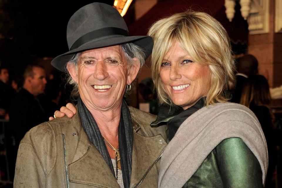 <p>Kevin Winter/Getty</p> Keith Richards and Patti Hansen
