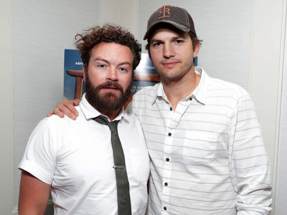 Danny Masterson and Ashton Kutcher in September 2016.