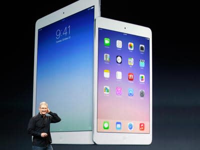Tablet-Zwillinge: Apples neue iPads unterscheiden sich fast nur noch durch die Größe. (Bild: AP)