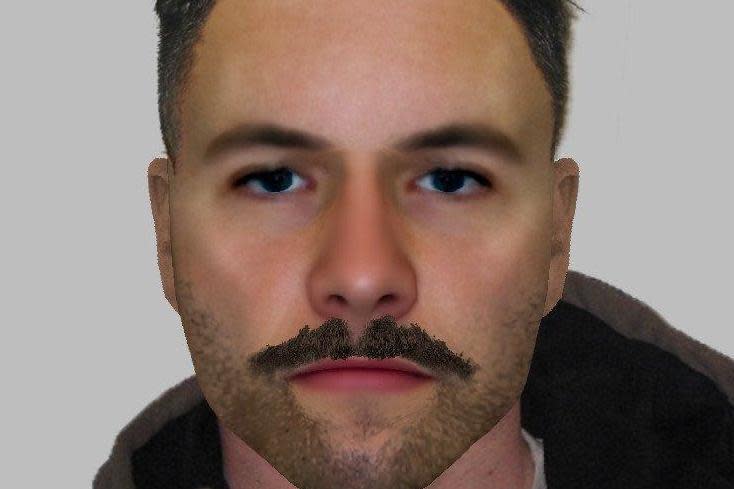 E-fit: Police are hunting this man over the attack: Met Police