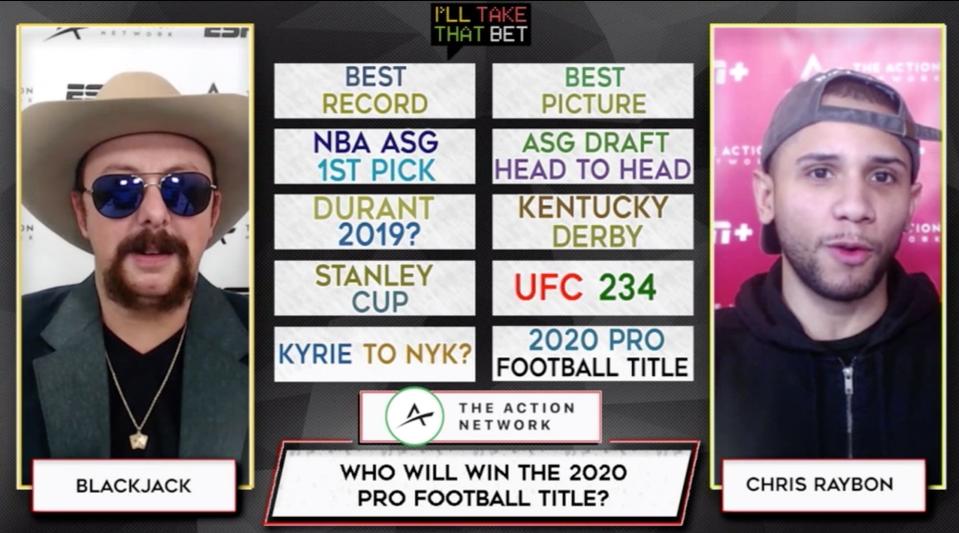 "I'll Take That Bet" is a gambling show on ESPN+ in partnership with The Action Network.