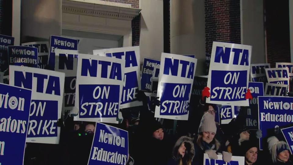 Schools closed in Newton as teachers go on strike