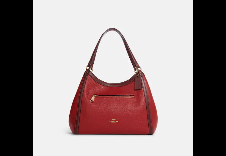 Kristy Shoulder Bag In Colorblock. Image via Coach Outlet.