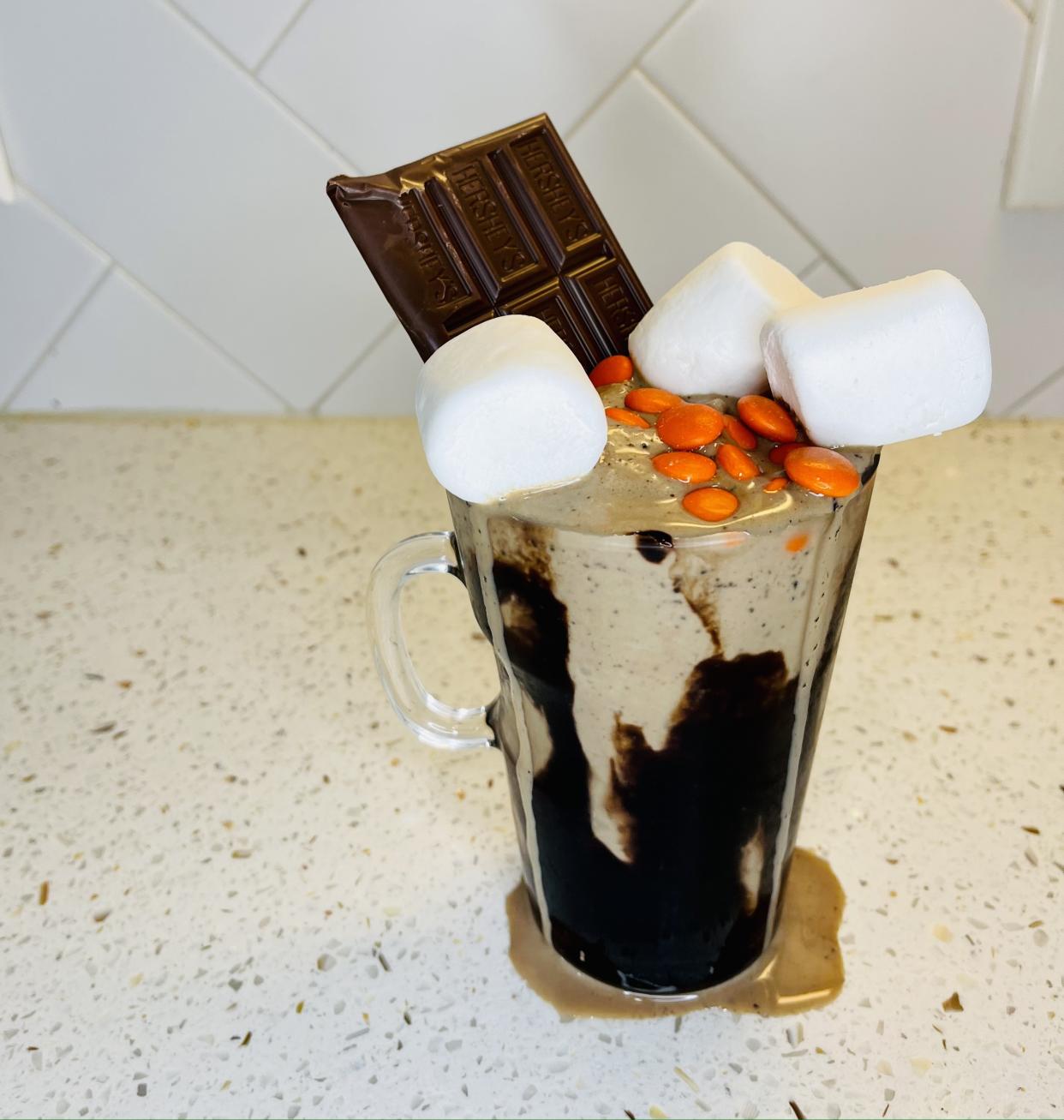 My at-home attempt at re-creating the Hersheypark King Size Shake. (Photo: Carly Caramanna)