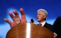 El apoyo del expresidente Bill Clinton fue fundamental también para la victoria del presidente Obama. Su aparición en el segundo día de la Convención Nacional Demócrata, el 5 de septiembre de 2012, en Charlotte, Carolina del Norte, fue una de las más observadas de la campaña. Chip Somodevilla/Getty Images