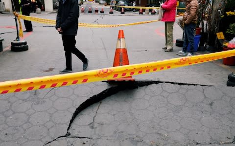 Taiwan earthquake  - Credit: TYRONE SIU /Reuters