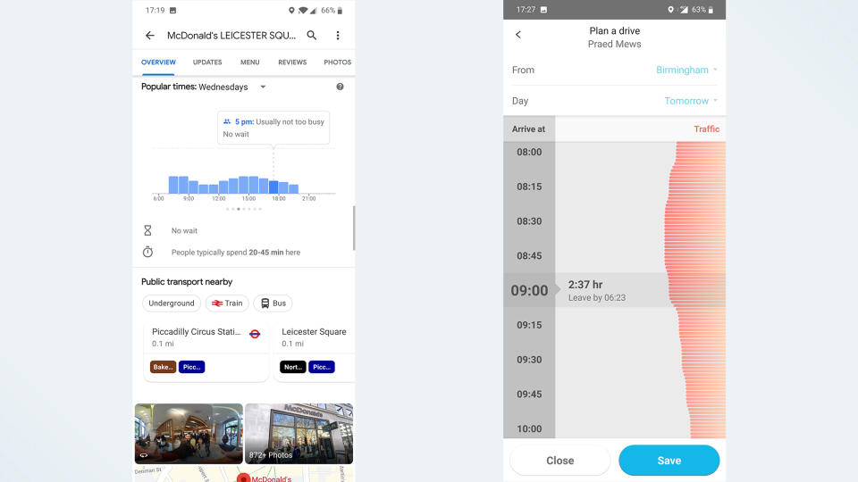 Google Maps vs. Waze traffic congestion comparison