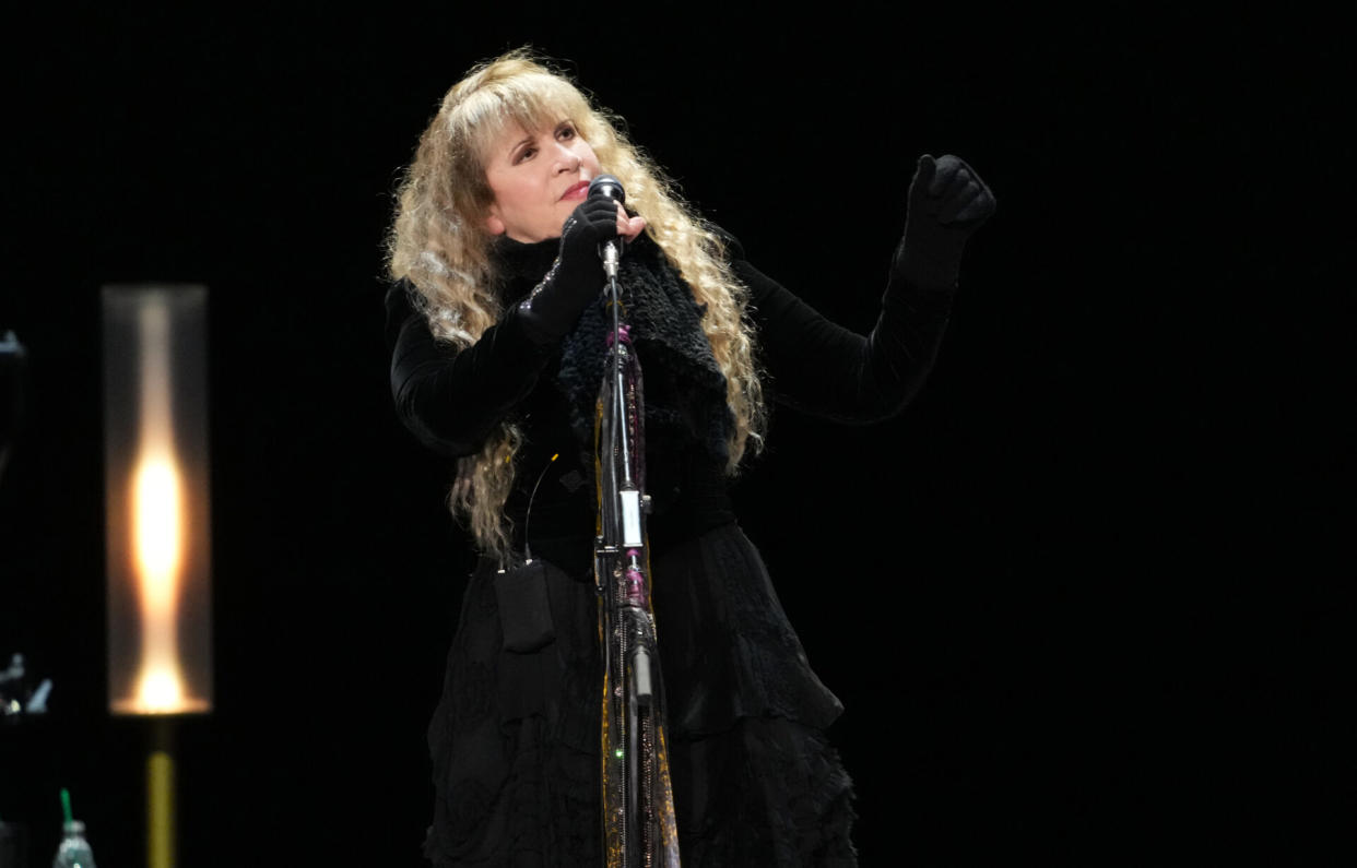 Stevie Nicks performs onstage at SoFi Stadium on March 10, 2023 in Inglewood, California. (Photo by Kevin Mazur/Getty Images for Billy Joel & Stevie Nicks)