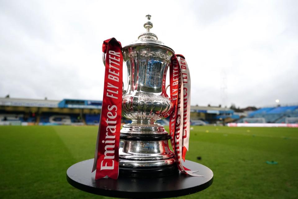 Follow live updates from the FA Cup (PA)