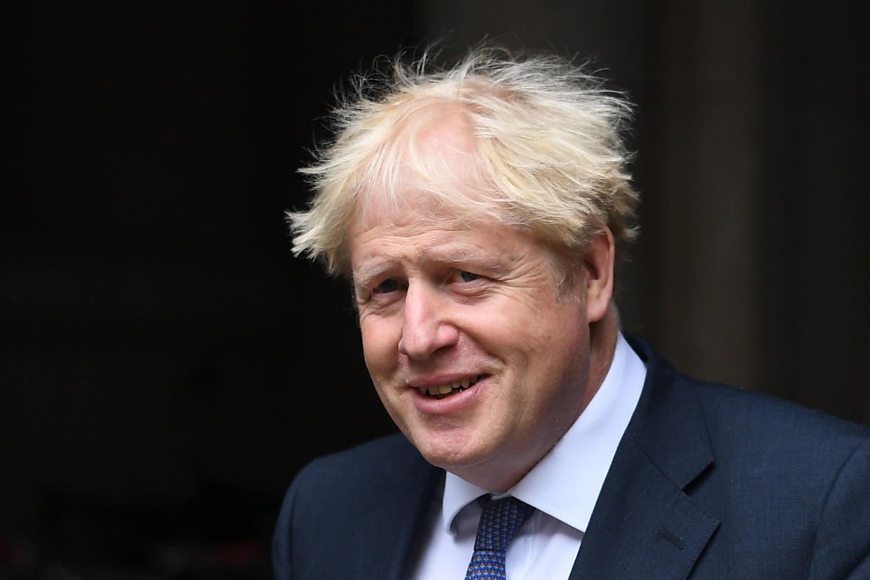 LONDON, ENGLAND - SEPTEMBER 08: British Prime Minister Boris Johnson leaves Downing Street on September 8, 2020 in London, England. (Photo by Leon Neal/Getty Images)