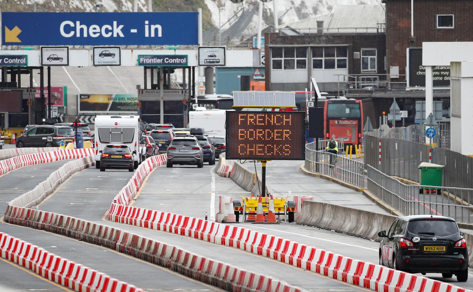 Frontera entre Reino Unido y la UE. (REUTERS/Peter Nicholls)