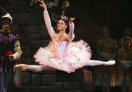 Sarah Lane, a 22-year-old ballerina, doubled for Portman in "Black Swan." "I care only to speak the truth," <a href="http://blogs.wsj.com/speakeasy/2011/03/30/dancing-around-the-truth-sarah-lane-on-black-swan/" rel="nofollow noopener" target="_blank" data-ylk="slk:said Lane;elm:context_link;itc:0;sec:content-canvas" class="link ">said Lane</a>. "The truth is that no one, not Natalie Portman, or even myself, can come anywhere close to the level of a professional ballerina in a year and a half. Period." For "Your Highness," Irish student Caroline Davis said she <a href="http://www.dailymail.co.uk/tvshowbiz/article-1377550/Caroline-Davis-paid-250-act-Natalie-Portmans-body-double-Your-Highness.html" rel="nofollow noopener" target="_blank" data-ylk="slk:filled in as Portman's backside;elm:context_link;itc:0;sec:content-canvas" class="link ">filled in as Portman's backside</a> in the thong scene. She said she was paid approximately $400, which included taking a dive into the icy lake in Belfast.