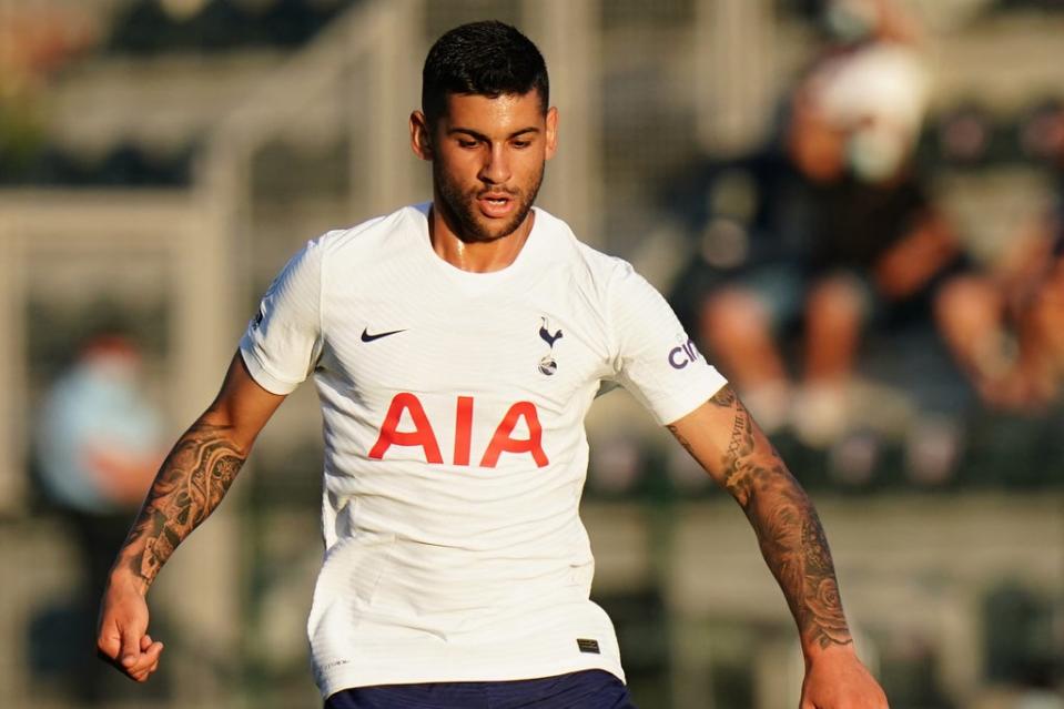 Cristian Romero made his Tottenham debut against Pacos de Ferreira in Portugal  (Getty Images)