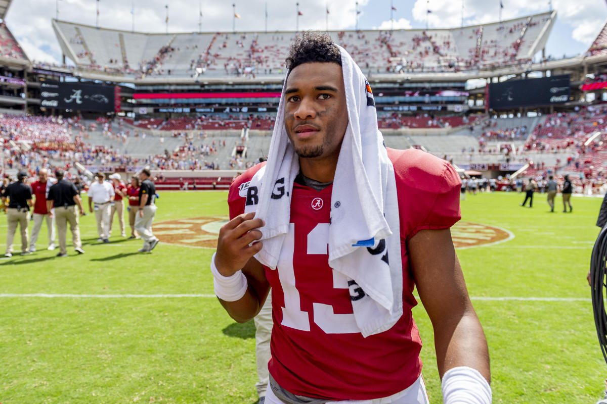 Potential top draft pick Tua Tagovailoa suffers severe hip injury - The  Phinsider