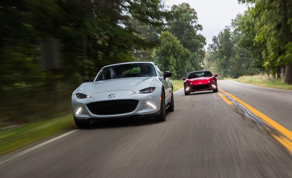 <p>2019 Mazda MX-5 Miata RF Manual and Automatic</p>