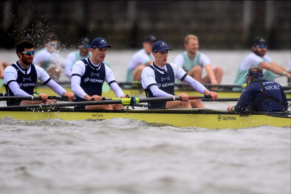 Oxford and Cambridge will compete in the 2024 Boat Race  (Getty Images)