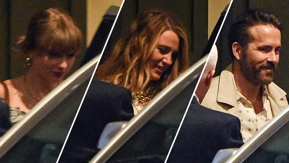 Taylor Swift, Blake Lively and Ryan Reynolds dine at hot spot Casa Cipriani. (Photos: The Image Direct)