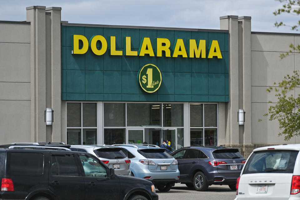 Dollarama store in South Edmonton Common.
On Friday, May 20, 2022, in Edmonton, Alberta, Canada. (Photo by Artur Widak/NurPhoto via Getty Images)