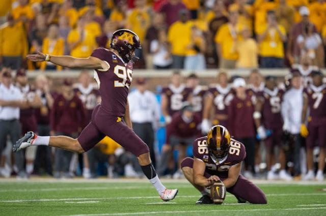 Big leg, big personality, Gophers kicker Kesich feeds on pressure