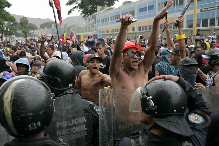 Las protestas contra Maduro en Catia