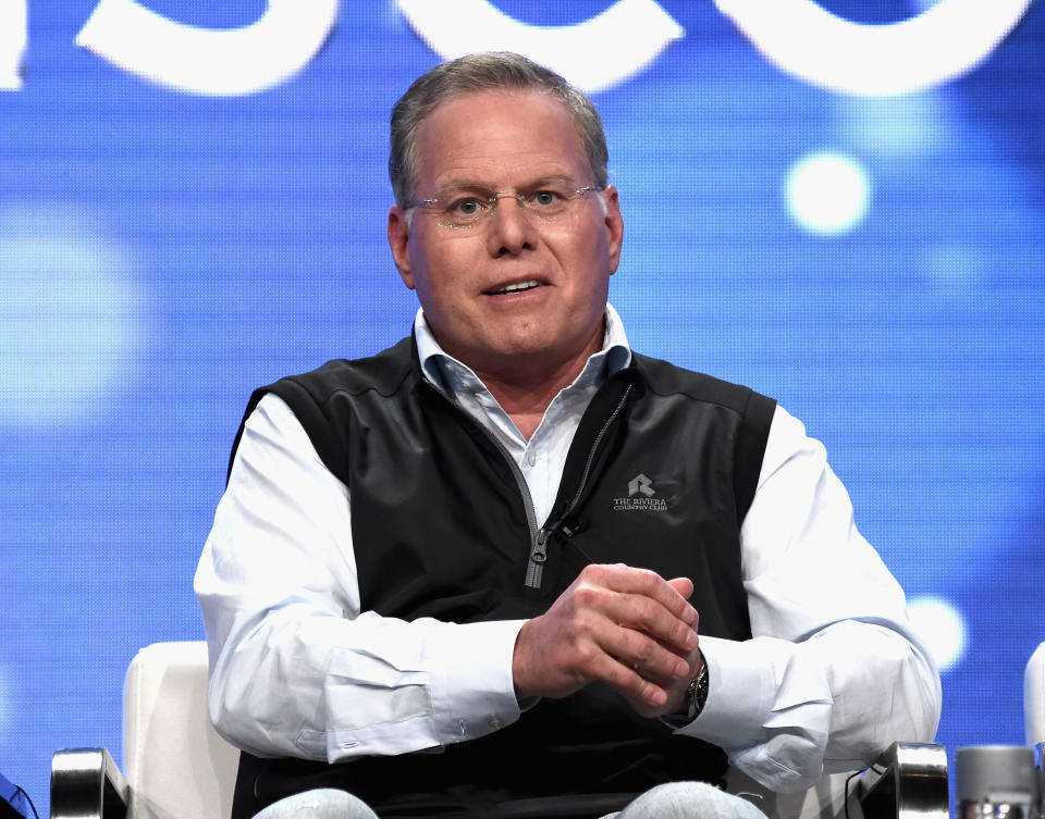 <strong>Ganancias totales</strong>: 122.085.568 dólares <br><br>David Zaslav es el presidente y CEO de Discovery desde enero de 2007. En 2018 firmó un nuevo contrato con una importante reducción salarial, aunque cuenta con un sueldo de 3 millones de dólares y ganó 9 en bonus el año pasado. Además, ingresó 15,3 millones en compensación sobre acciones y casi 100 en opciones sobre acciones. (Foto: Amanda Edwards / Getty Images).