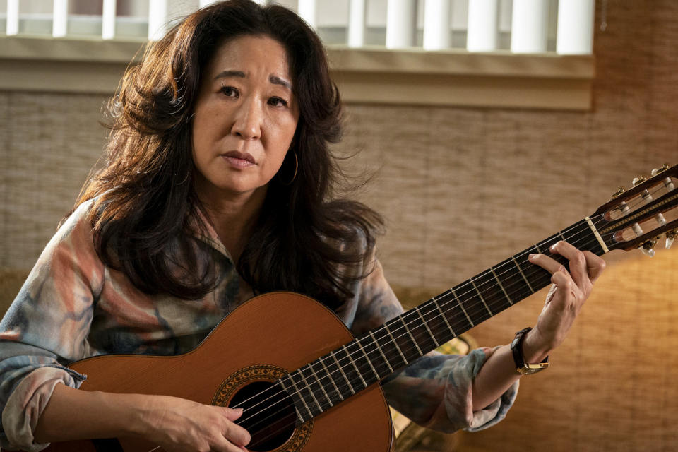 Sandra Oh in The Sympathizer. (Hopper Stone / HBO)