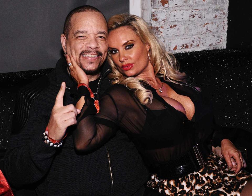 Ice-T and Coco Austin attend the Z100 Jingle Ball 2014 after party presented by GTA and Pierre Toma at Space Ibiza on December 12, 2014 in New York City