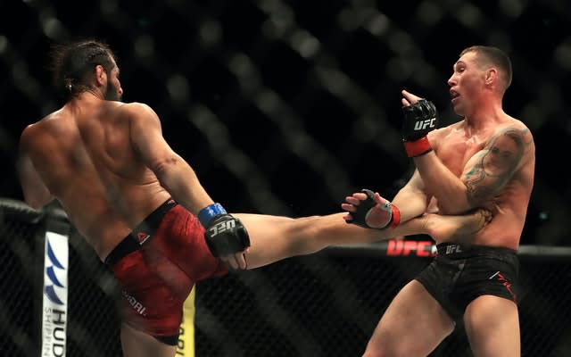 Jorge Masvidal, left, beat Darren Till to kick-start a glorious 2019 for the American (Simon Cooper/PA)