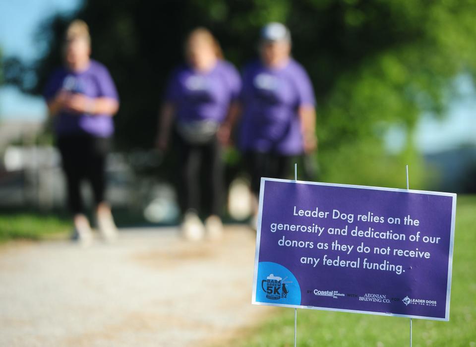 Coastal Pet Products and Aeonian Brewing Company raised money for Leader Dogs for the Blind on Saturday, June 8, 2024, with the Bark & Brew 5K event in Alliance.