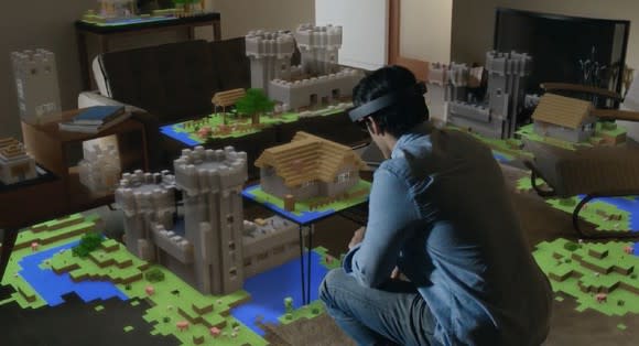 Microsoft's HoloLens.