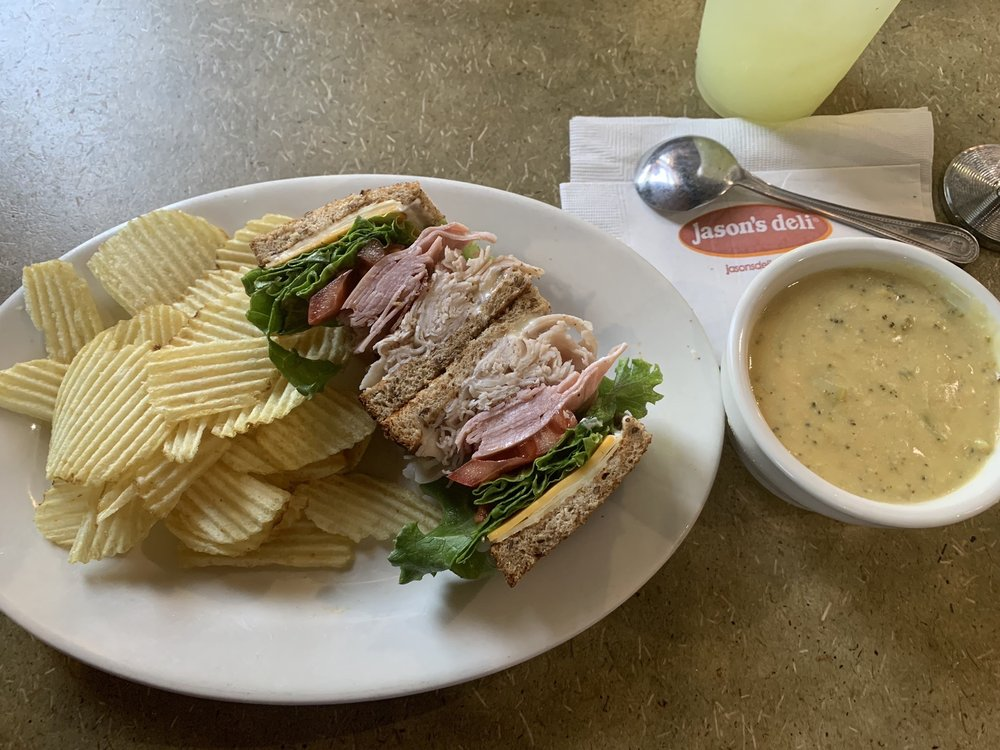 Jason's Deli club sandwich