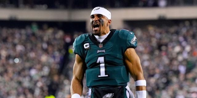 Jalen Hurts, Eagles cruise past Giants into NFC title game