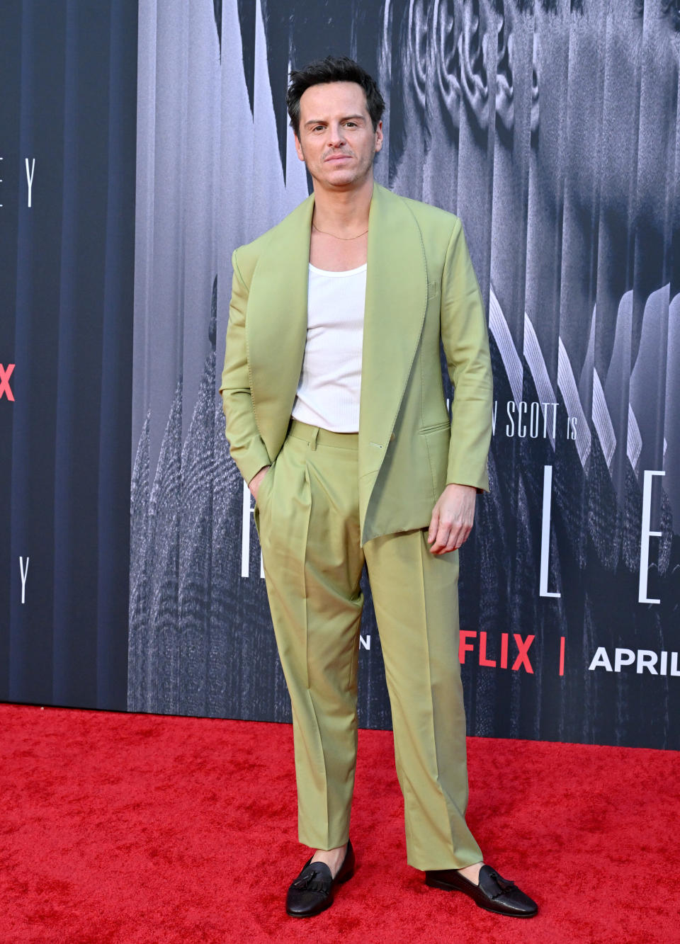 LOS ANGELES, CALIFORNIA - APRIL 03: Andrew Scott attends the Los Angeles Premiere of Netflix's "Ripley" at The Egyptian Theatre Hollywood on April 03, 2024 in Los Angeles, California. (Photo by Axelle/Bauer-Griffin/FilmMagic)