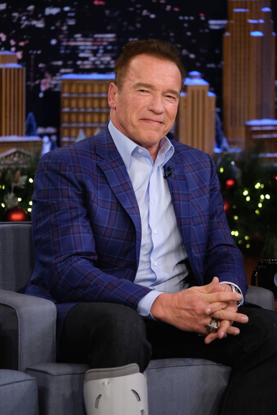 Arnold Schwarzenegger as Kalidor in 'Red Sonja'