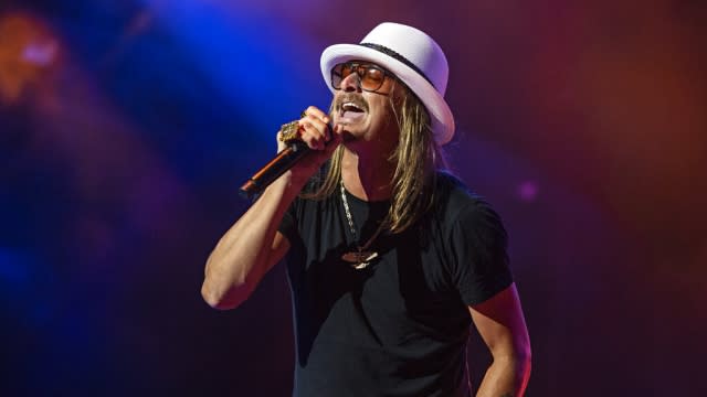 File photo of Kid Rock performing at a concert.