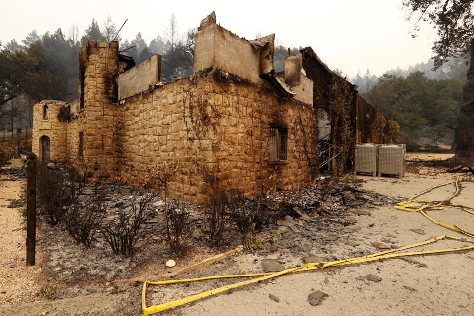 the glass fire california napa valley wildfires