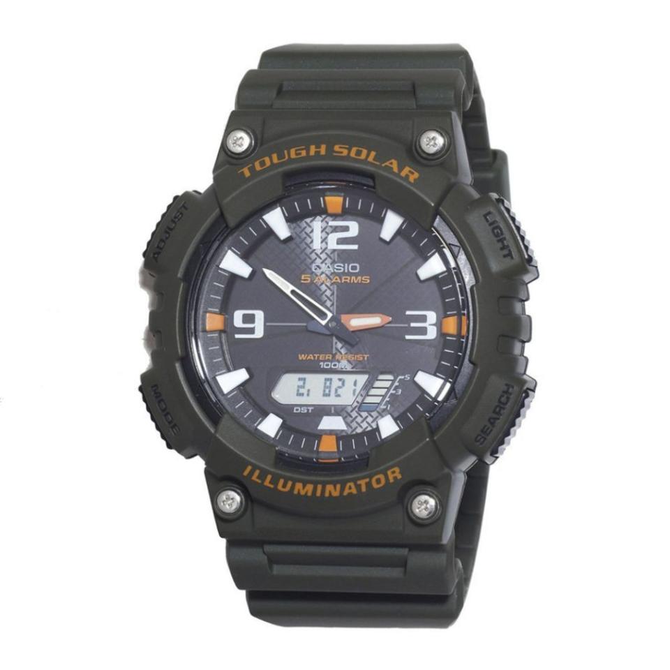 7) AQS810W Classic Solar Watch