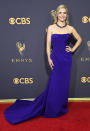 <p>Rhea Seehorn attends the 69th Primetime Emmy Awards on Sept. 17, 2017.<br> (Photo: Getty Images) </p>