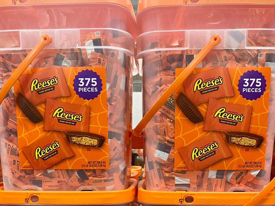 Reese's Halloween Bucket at Sam's Club.