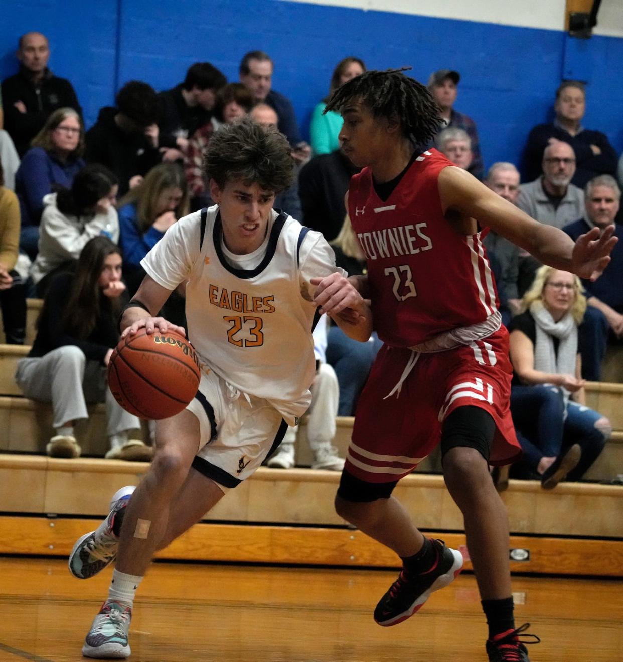 Matt Raffa, left, in action last season.